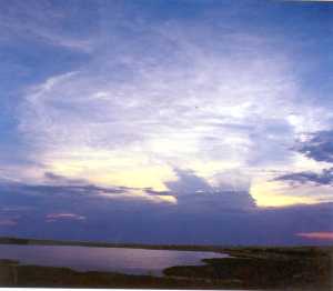 Sunset above Chennai