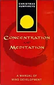book cover for concentration and meditation